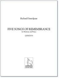 cover Five Songs of Remembrance Vocal Solo & Collections sheet music cover